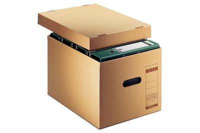 LEITZ  - Archivbox 60810000 din A4 max. 7Ordner Pappe natronbraun