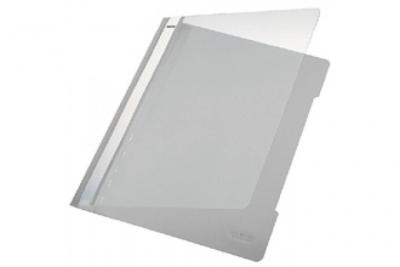 LEITZ  25 X Chemise &Agrave; Lamelle Standard, Format A4, Pvc, Gris,