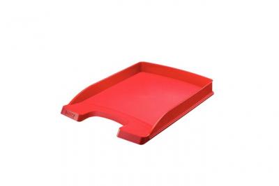 LEITZ  Corbeille &agrave; Courrier A4, Slim, Rouge, Plus, 52370025