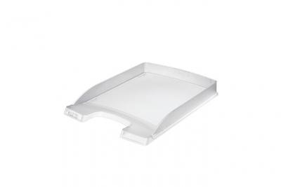 LEITZ  Corbeille &agrave; Courrier A4, Slim, Transparent, Plus, 52370003