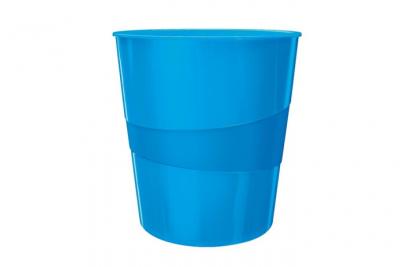 LEITZ Wow waste bin polystyr&egrave;ne bleu (52781036) - 