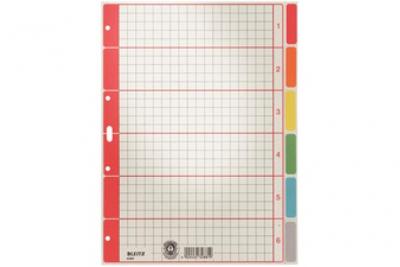 LEITZ  Intercalaires en carton extra solide, vierges, A4 