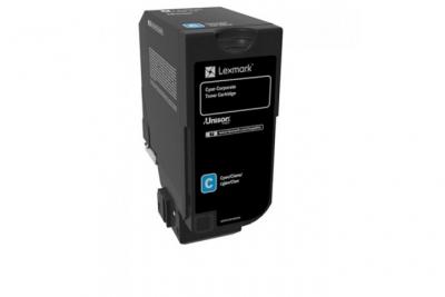 LEXMARK  cartouche de toner corporate cyan 3k cs720 cs725 cx725 noir