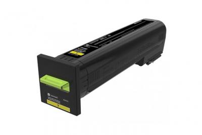 LEXMARK  toner corporate yellow 8k cs820 cx82x cx860 cartouche de toner corporate jaune 8k 72K20YE