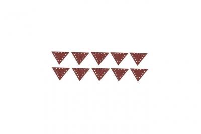 SCHEPPACH  - Lot de 10 papiers abrasifs triangulaire Grain 150