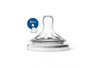 PHILIPS AVENT  lot de 2 t&eacute;tines natural 6m+