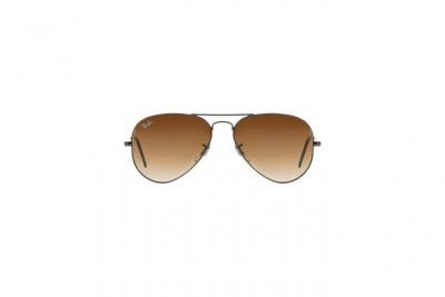 RAY BAN Aviator 3025 grise-verre d&eacute;grad&eacute; Taille M (58mm)