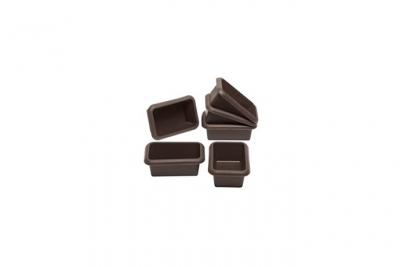 LURCH  Lot de 6 mini moules - Bosses - Marron