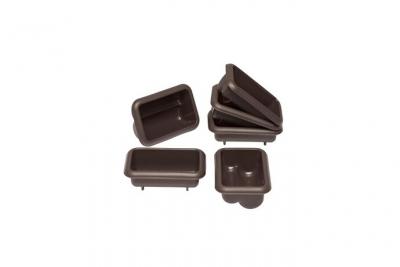 LURCH  Lot de 6 mini moules - Marron