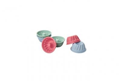 LURCH  Lot de 6 moules &agrave; kouglof - Pastel