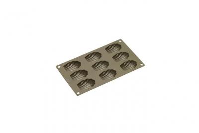 LURCH  85025 FlexiForm Moule &agrave; madeleines Pour 9 madeleines Marron