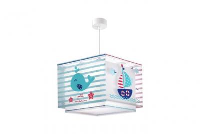 DALBER Lustre suspension chambre enfant petit marin - bleu