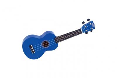 MAHALO  rainbow mr1-bu - ukulele soprano bleu ciel brillant + housse