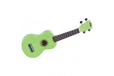 MAHALO  rainbow mr1-gn - ukulele soprano vert brillant + housse