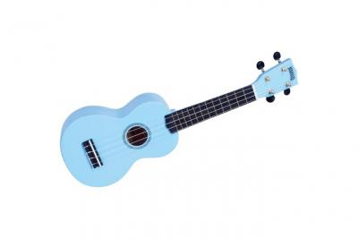 MAHALO  Rainbow Mr1-Lbu - Ukulele Soprano Bleu Clair Brillant + Housse