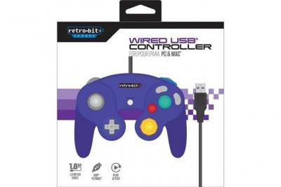 RETRO BIT Manette PC et Mac Retro-bit Filaire Gamecube USB Violette