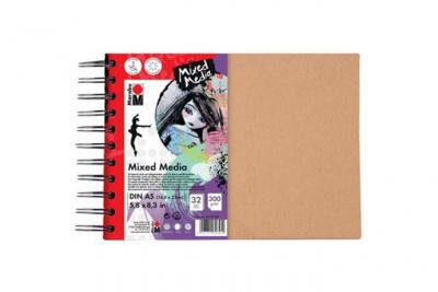 MARABU Carnet cr&eacute;atif - Art Journal - Mixed Media - A4 - 32 pages -  - couleur variant