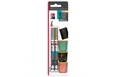 MARABU  feutre de peinture brilliant painter, blister de 2 mr012100080