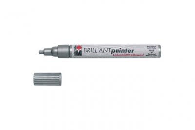 MANUTAN Marabu Marqueur argent&eacute; Brilliant Painter 082 2/4&nbsp;mm