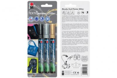 MARABU  marqueur textile blister de 3