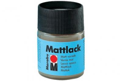 MARABU  Mattlack Transparent 50 ml - Vernis (Transparent, Matte, 50 ml)