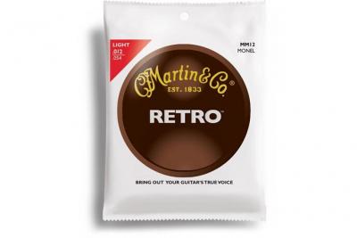 MARTIN  Strings Mm12 Retro Light Jeu De Cordes Pour Guitare Acoustique
