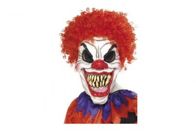 SMIFFY S Masque De Clown Horrible Avec Cheveux - Multicolores - Taille Unique