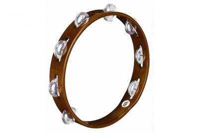 MEINL  Ta1aab - Tambourin Bois 1 Rang&eacute;e De Cymbalettes - African Brown