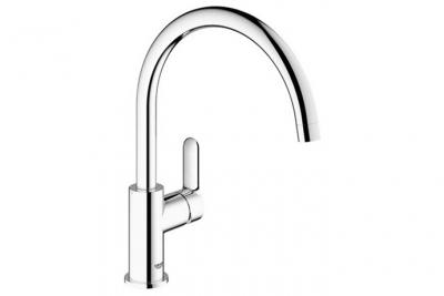GROHE Robinet mitigeur bec &agrave; hauteur moyenne pour &eacute;vier BauLoop 