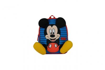 DISNEY Bagtrotter Sac &agrave; dos 31 cm avec d&eacute;tails 3D pieds  Mickey Bleu