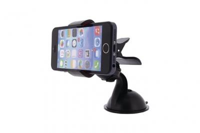 MOBILIZE MOB-21239 Fen&ecirc;tre de voiture support universel pour smartphone et tableau de bord noir 