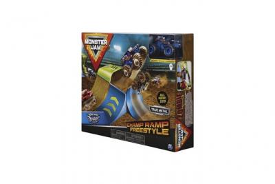 SPIN MASTER Circuit et v&eacute;hicule  Champ Ramp Freestyle Monster Truck
