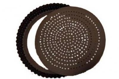 GOBEL  Moule &agrave; tarte 20 cm fond mobile perfor&eacute; anti adh&eacute;rent 226421