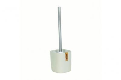 MSV Ensemble brosse WC - Blanc - Ciment et Inox - Igua&ccedil;u SPIRELLA