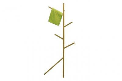 MSV Porte Serviettes y en Bambou - Marron - 
