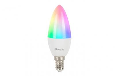 NGS  Ampoule Led Connect&eacute;e  Bulb Gleam 514c Rgb E14 5w 500lm Noir
