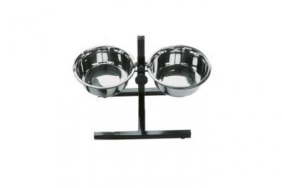 Nobby Porte-gamelles chrom&eacute; - 2 x 1,9L