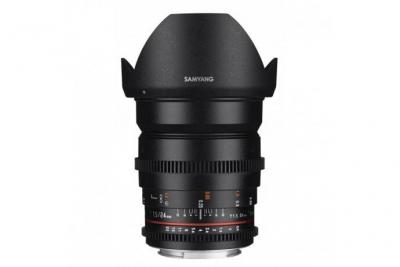 SAMYANG  objectif vid&eacute;o 24mm t1,5 vdslr II compatible avec sony e 