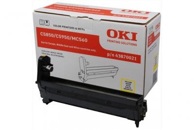 OKI   tambour pour  c5850/c5950, jaune noir