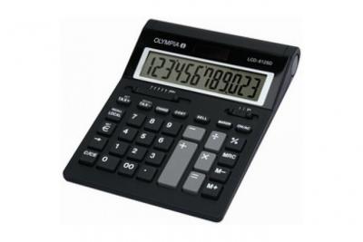 OLYMPIA LCD 612 E Noir Calculatrice de bureau Euro (Bo&icirc;te