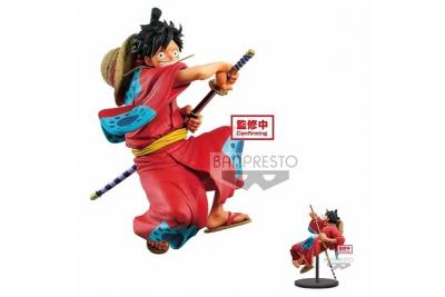 BANPRESTO One Piece - Figurine Luffy king Of Artist Wanokuni 