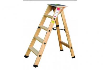 OUTIFRANCE  - Escabeau bois PRO 3M+ tablette H:86cm