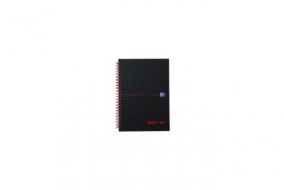 OXFORD  Cahier spirale Black n' Red, A5, lign&eacute;, carton
