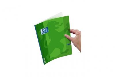 OXFORD Cahier Openflex Vert - Grand Format - 96 Pages - Grands Carreaux