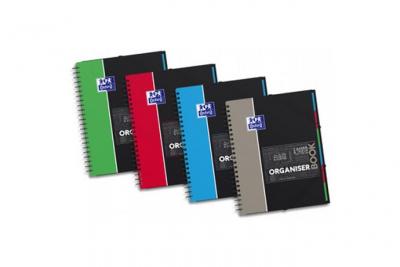 OXFORD  Cahier ETUDIANT ""ORGANISERBOOK"" A4+ 160 pages 90g lign&eacute;