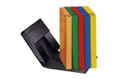 PAGNA  chemise &agrave; &eacute;lastiques 'Basic Colours', format A4, jaune