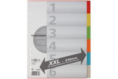 PAGNA  Intercalaires en carton, A4, 12 touches, extra large