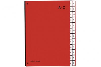 PAGNA  Pultordner Color, Din A4, A Z, 24 F&auml;cher, Silber