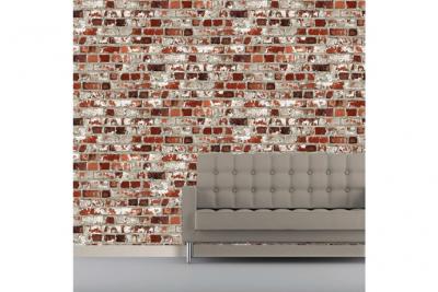 MURIVA DUTCH WALLCOVERINGS Papier peint Brique Rouge
