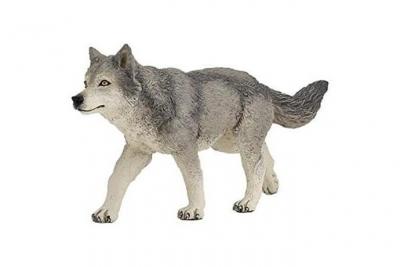 PAPO  - 53012 - figurine - animal - louve - grise